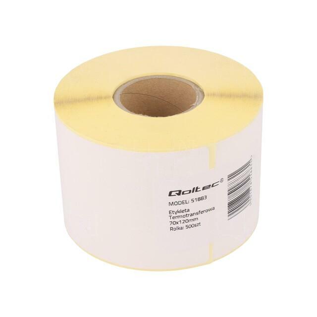 Label; white; Character colour: black; thermal