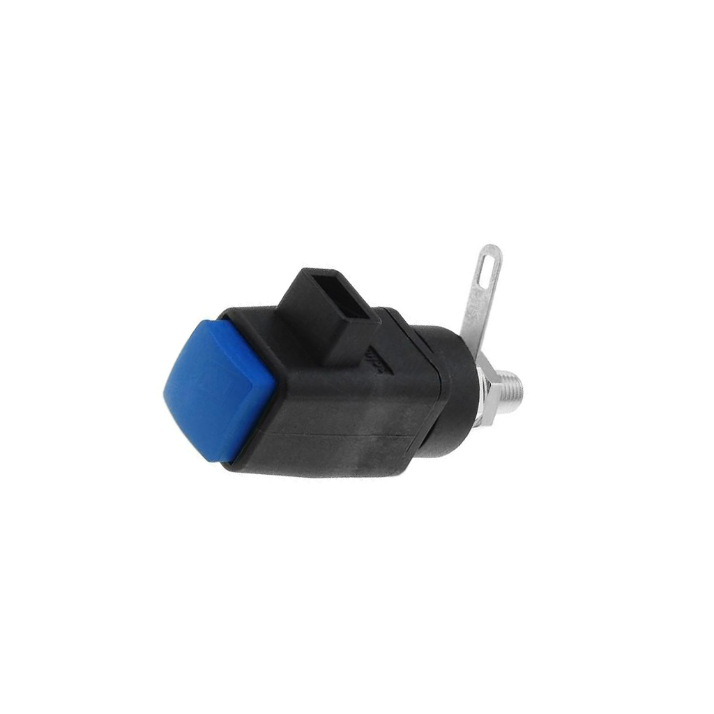 SCHUTZINGER Laboratory clamp; blue; 300VDC; 16A