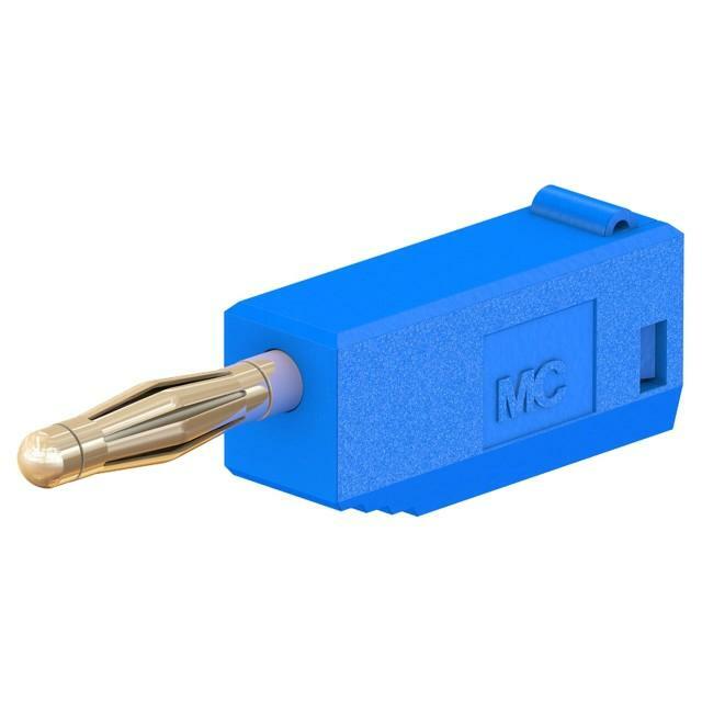 STAUBLI Laboratory connector: 2mm banana; plug