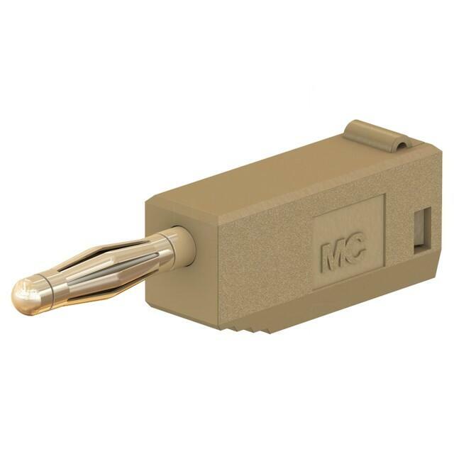 STAUBLI Laboratory connector: 2mm banana; plug