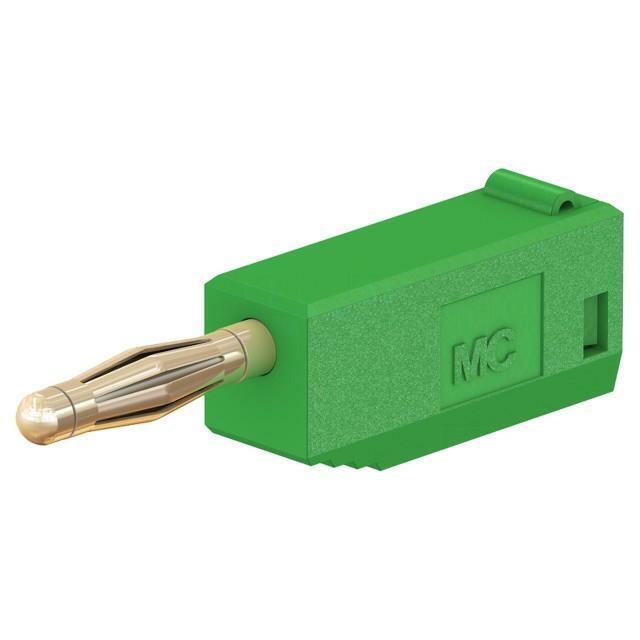 STAUBLI Laboratory connector: 2mm banana; plug
