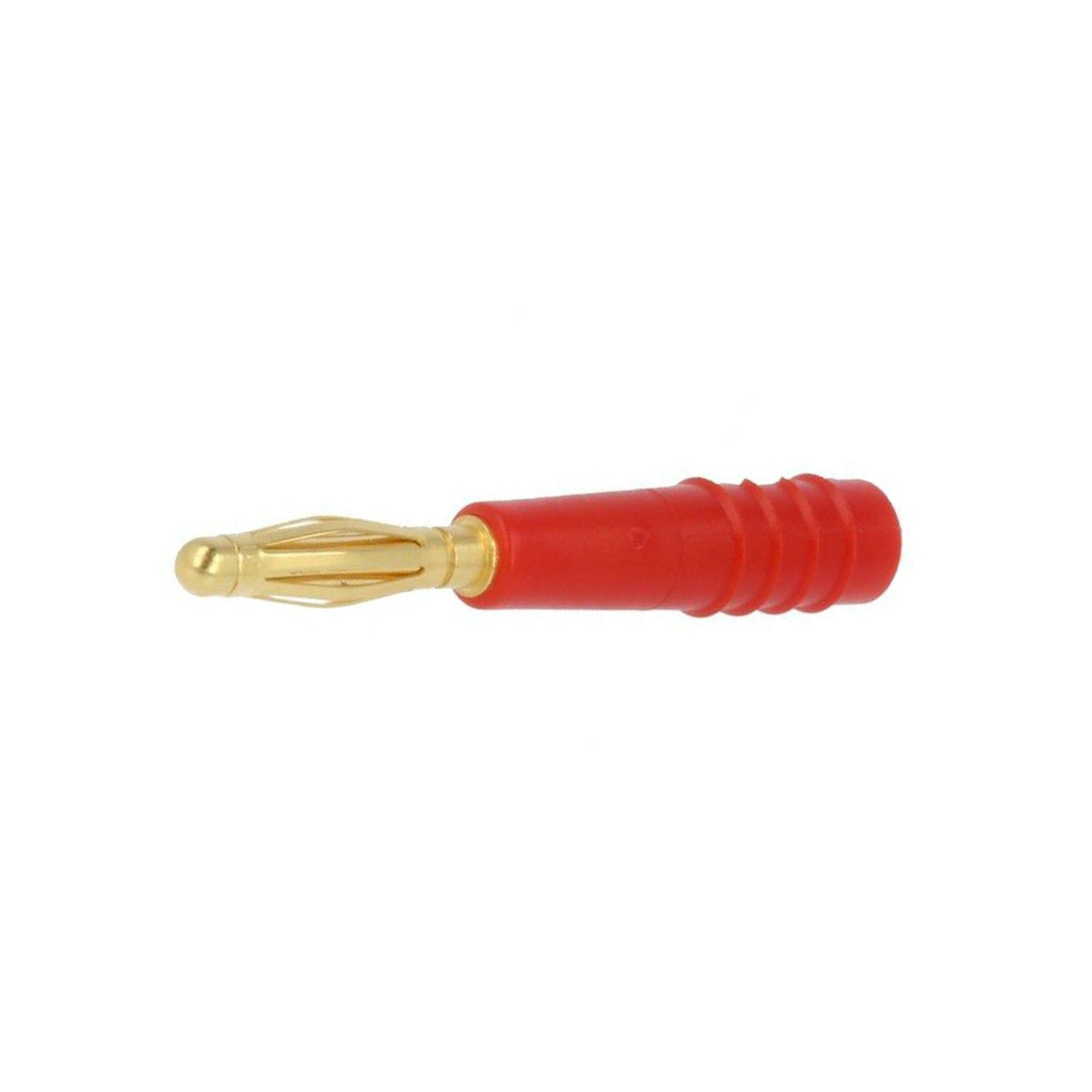 STAUBLI Laboratory connector: 2mm banana; plug