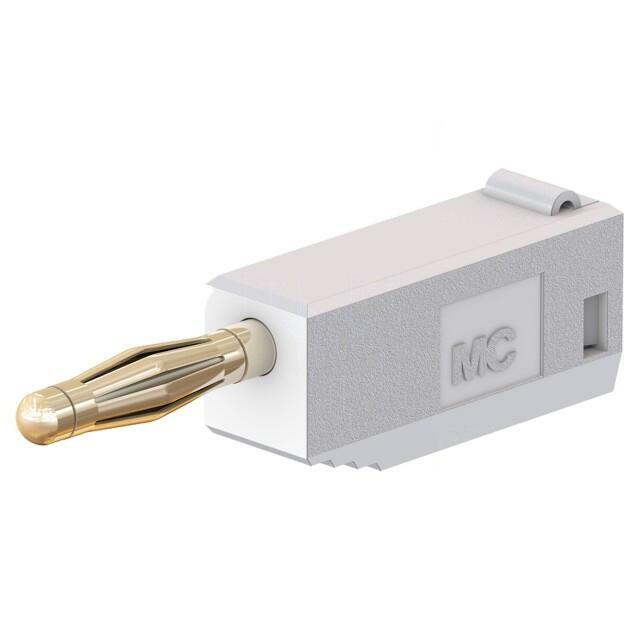 STAUBLI Laboratory connector: 2mm banana; plug