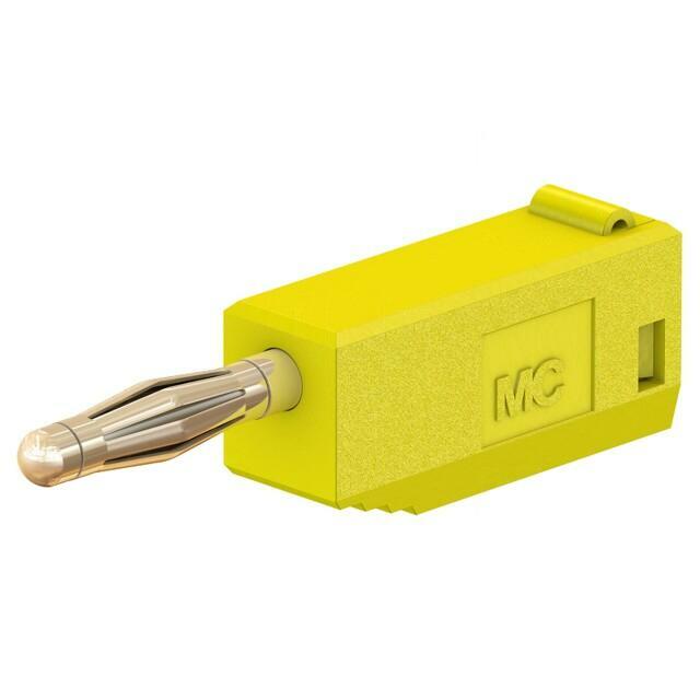 STAUBLI Laboratory connector: 2mm banana; plug