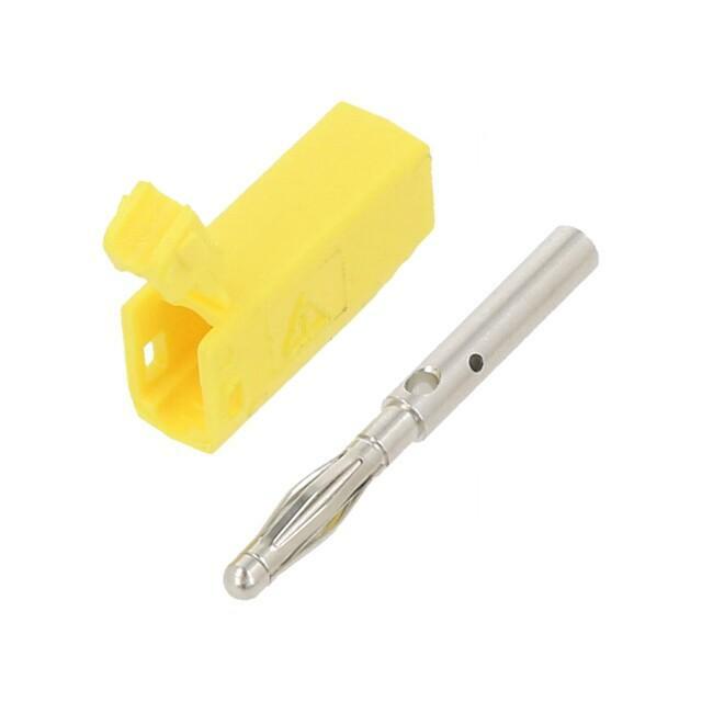 STAUBLI Laboratory connector: 2mm banana; plug