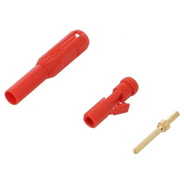 STAUBLI Laboratory connector: 2mm banana; plug