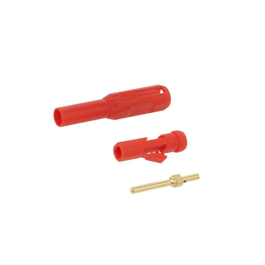 STAUBLI Laboratory connector: 2mm banana; plug