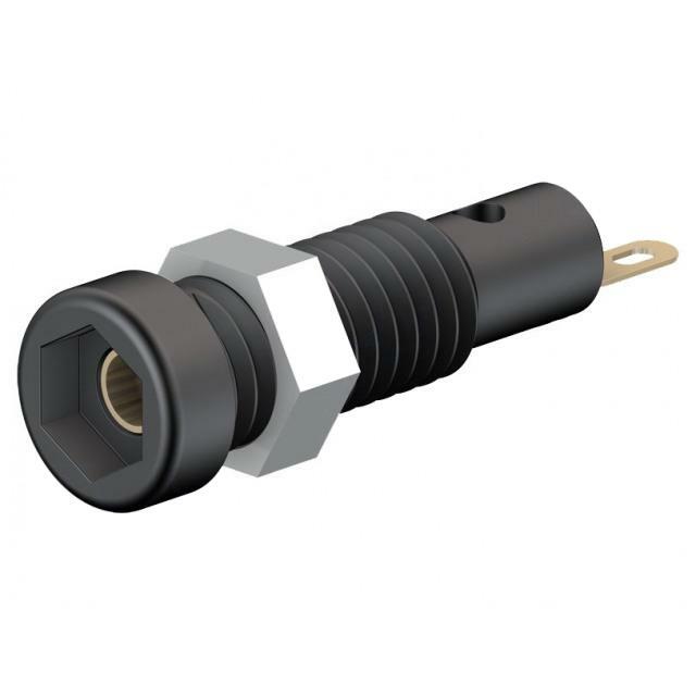 STAUBLI Laboratory connector: 2mm banana; socket