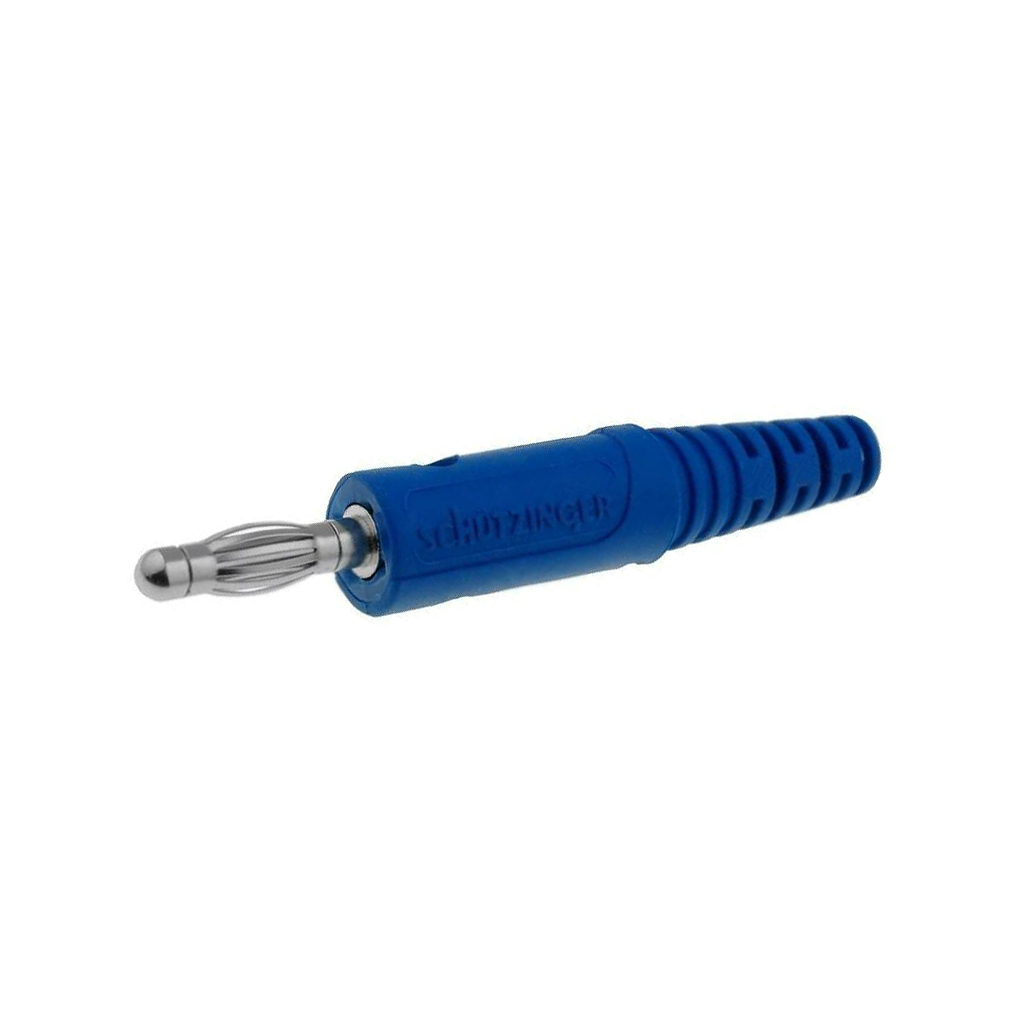 SCHUTZINGER Laboratory connector: 4mm banana; plug