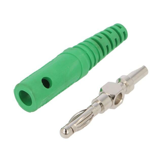 SCHUTZINGER Laboratory connector: 4mm banana; plug