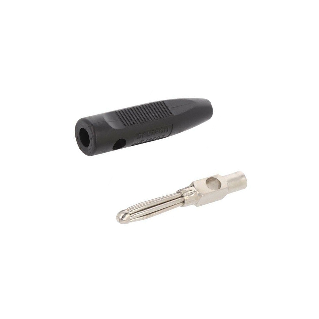 DELTRON Laboratory connector: 4mm banana; plug