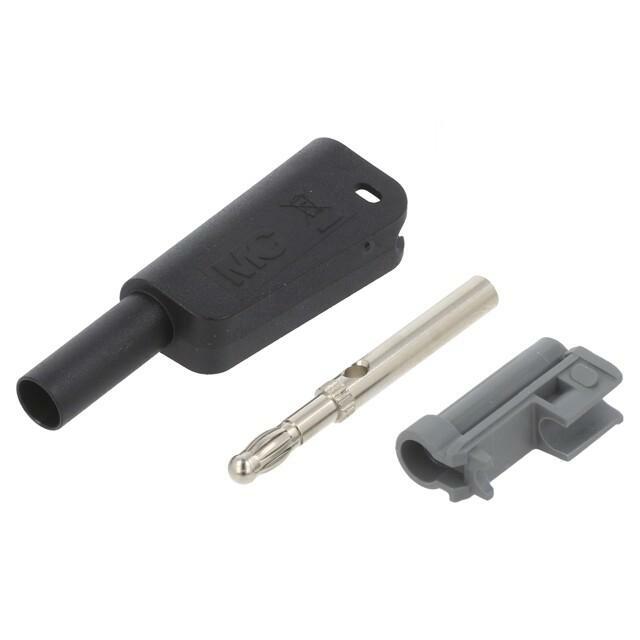 STAUBLI Laboratory connector: 4mm banana; plug