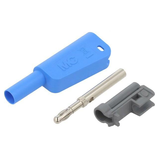 STAUBLI Laboratory connector: 4mm banana; plug