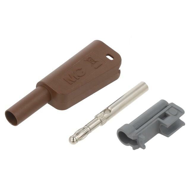 STAUBLI Laboratory connector: 4mm banana; plug