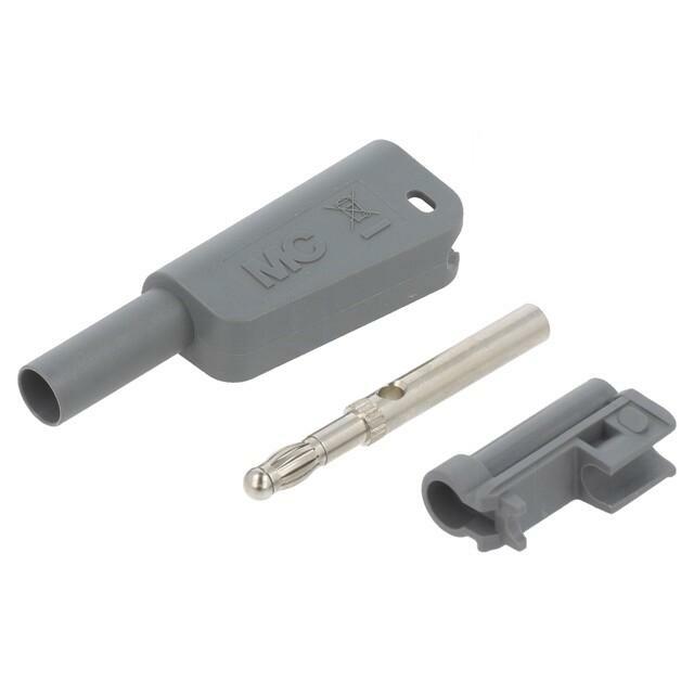 STAUBLI Laboratory connector: 4mm banana; plug