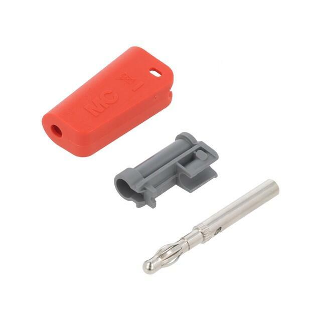 STAUBLI Laboratory connector: 4mm banana; plug