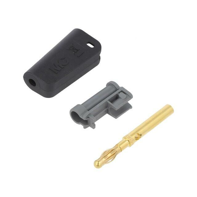STAUBLI Laboratory connector: 4mm banana; plug