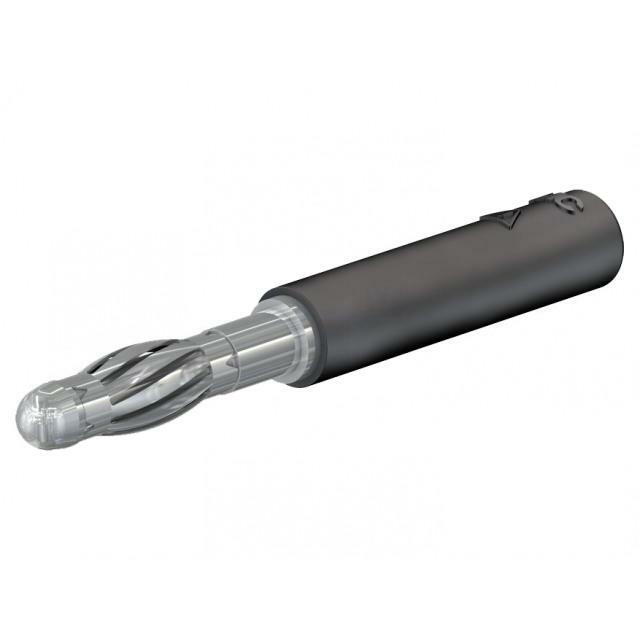STAUBLI Laboratory connector: 4mm banana; plug