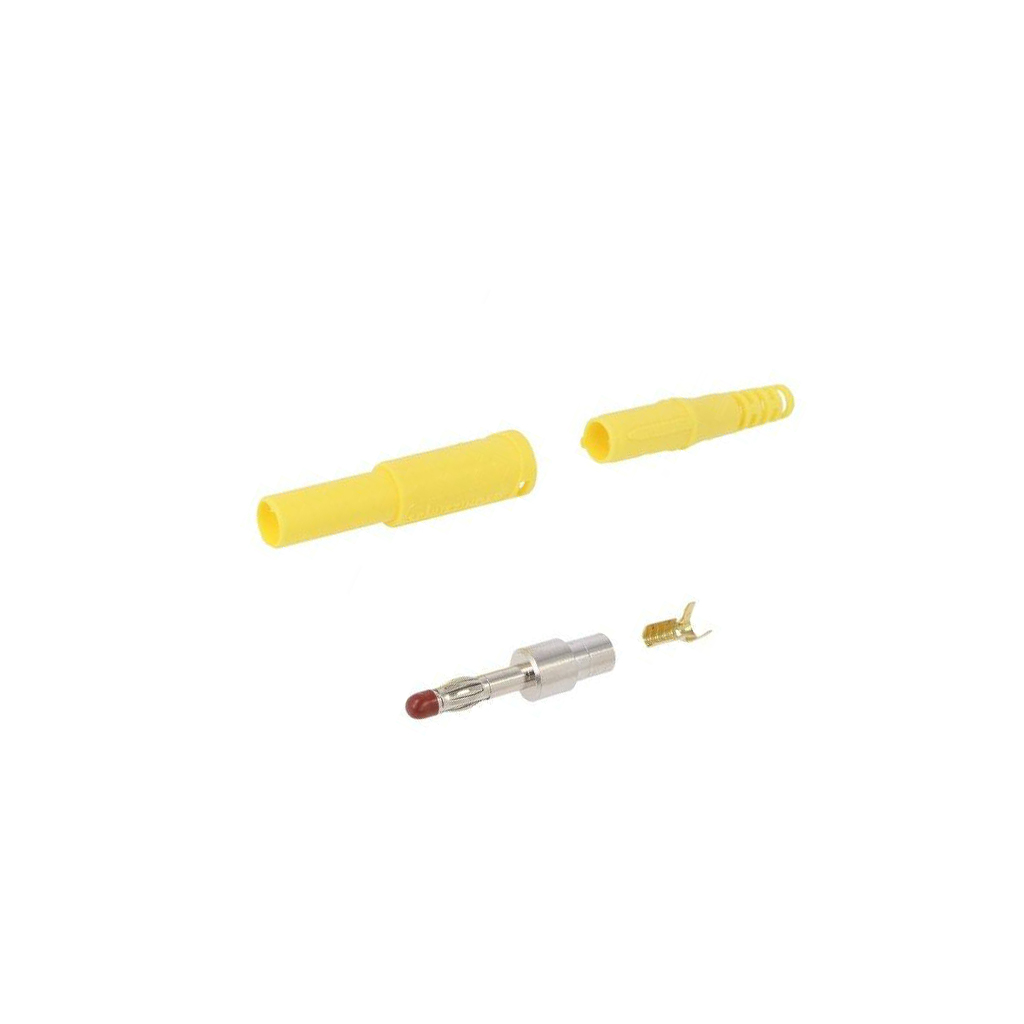SCHUTZINGER Laboratory connector: 4mm banana; plug