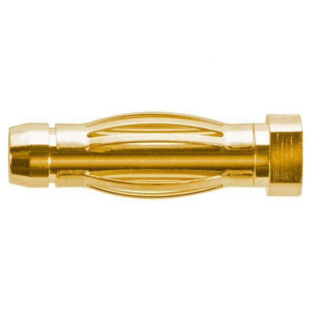 SCHUTZINGER Laboratory connector: 4mm banana; plug
