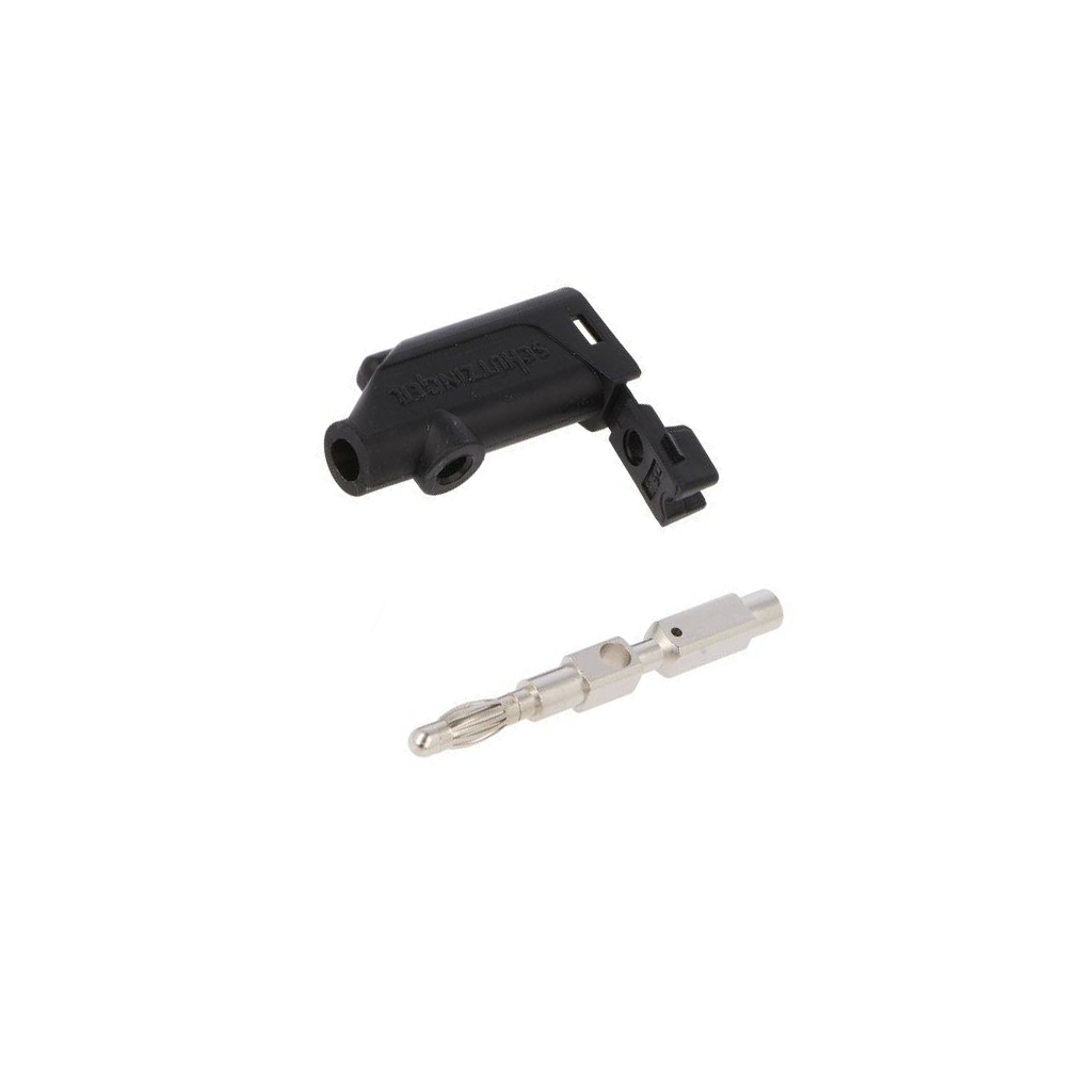 SCHUTZINGER Laboratory connector: 4mm banana; plug