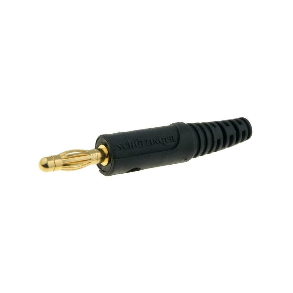 SCHUTZINGER Laboratory connector: 4mm banana; plug