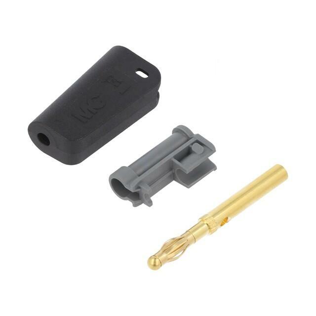 STAUBLI Laboratory connector: 4mm banana; plug