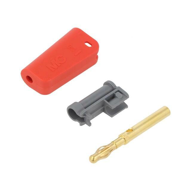 STAUBLI Laboratory connector: 4mm banana; plug