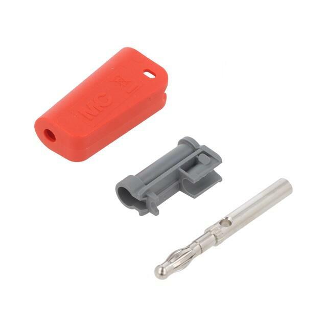 STAUBLI Laboratory connector: 4mm banana; plug