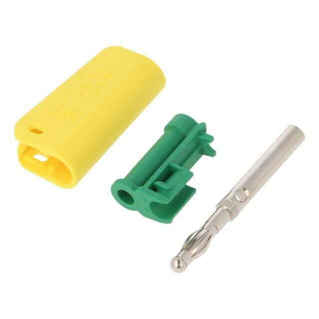 STAUBLI Laboratory connector: 4mm banana; plug
