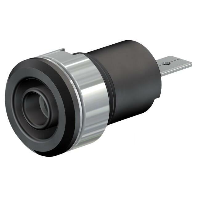 STAUBLI Laboratory connector: 4mm banana; socket