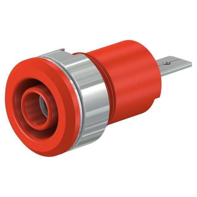 STAUBLI Laboratory connector: 4mm banana; socket