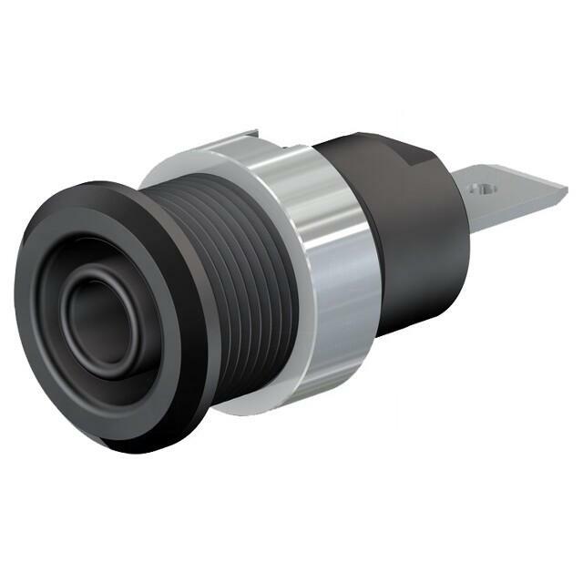 STAUBLI Laboratory connector: 4mm banana; socket