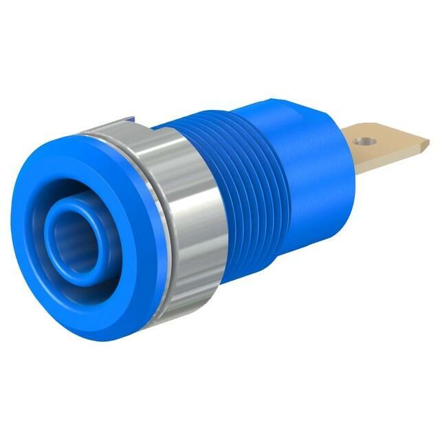 STAUBLI Laboratory connector: 4mm banana; socket