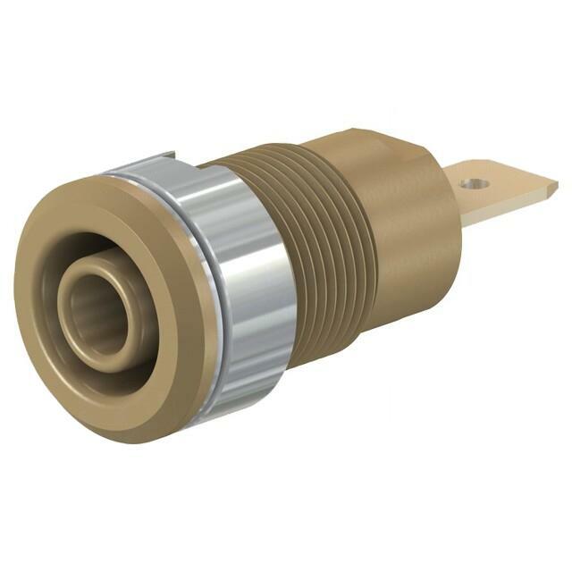 STAUBLI Laboratory connector: 4mm banana; socket