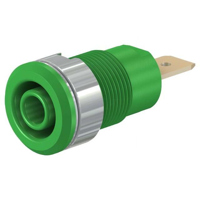 STAUBLI Laboratory connector: 4mm banana; socket