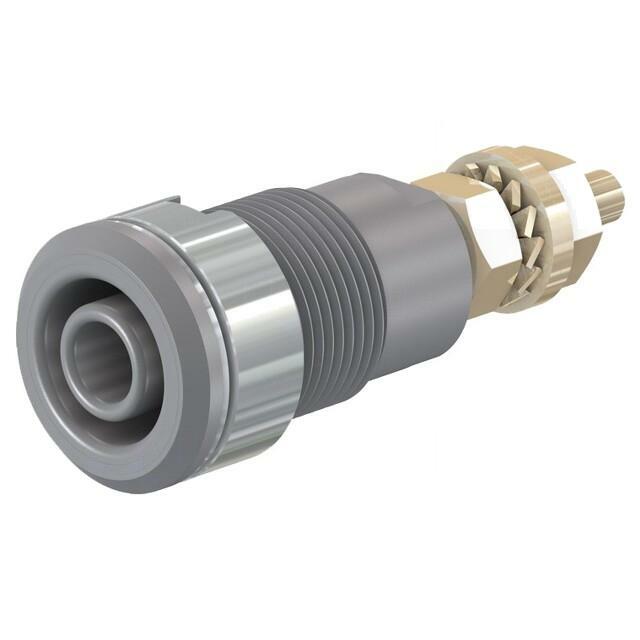 STAUBLI Laboratory connector: 4mm banana; socket