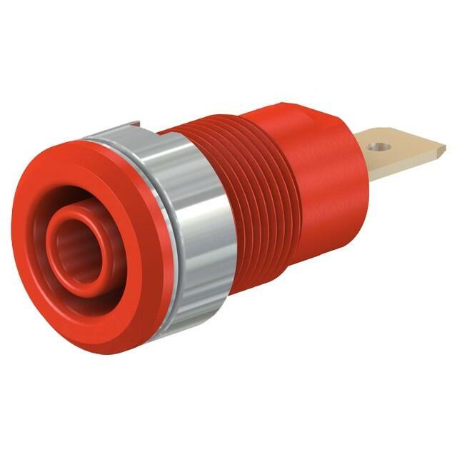 STAUBLI Laboratory connector: 4mm banana; socket