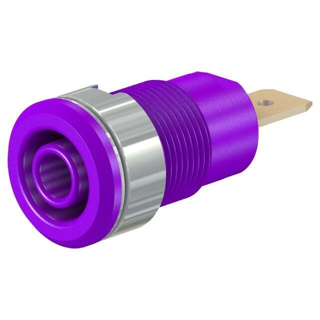 STAUBLI Laboratory connector: 4mm banana; socket
