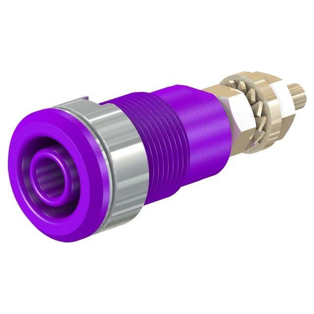 STAUBLI Laboratory connector: 4mm banana; socket