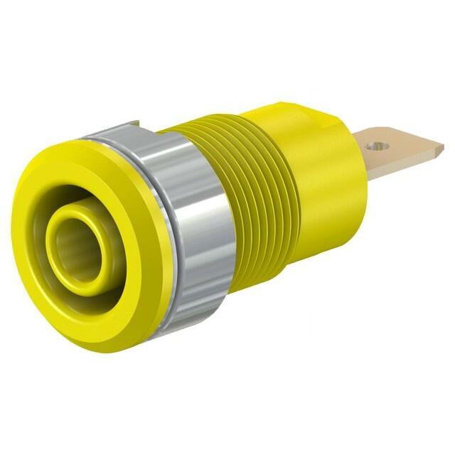 STAUBLI Laboratory connector: 4mm banana; socket