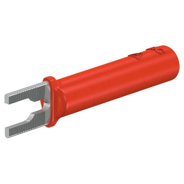 STAUBLI Laboratory connector: fork terminals; plug