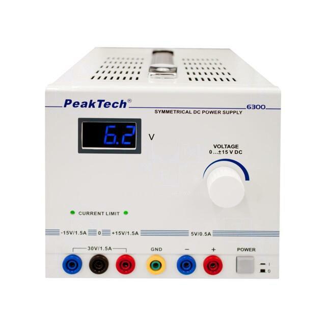 PEAKTECH Laboratory power supply: standard; 0÷30VDC