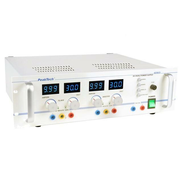 PEAKTECH Laboratory power supply: standard; adjustable