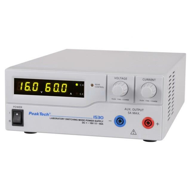 PEAKTECH Laboratory power supply: standard; single-channel