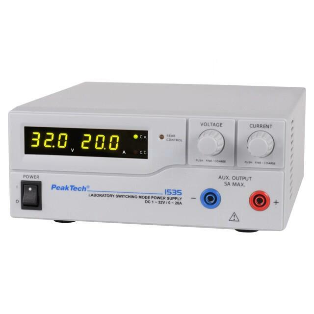 PEAKTECH Laboratory power supply: standard; single-channel