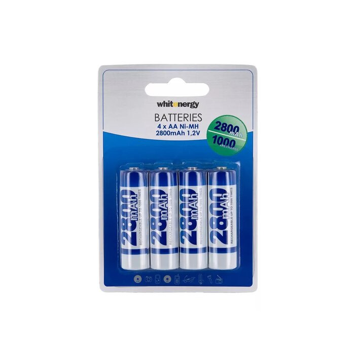 Lādējamie akumulatori 4xAA/R6 2800mAh - Blister