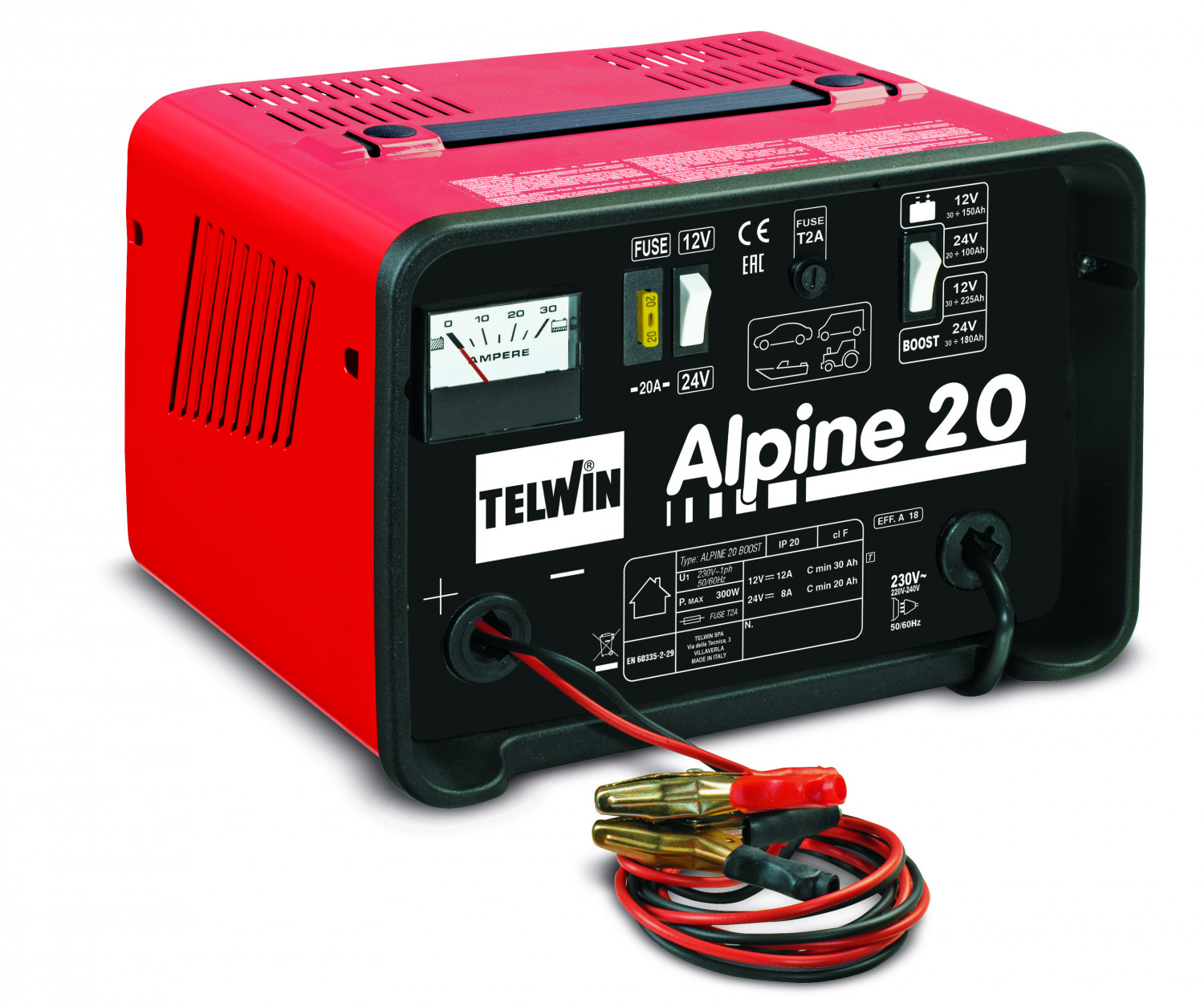 Telwin Lādētājs ALPINE 20 BOOST, 12-24V