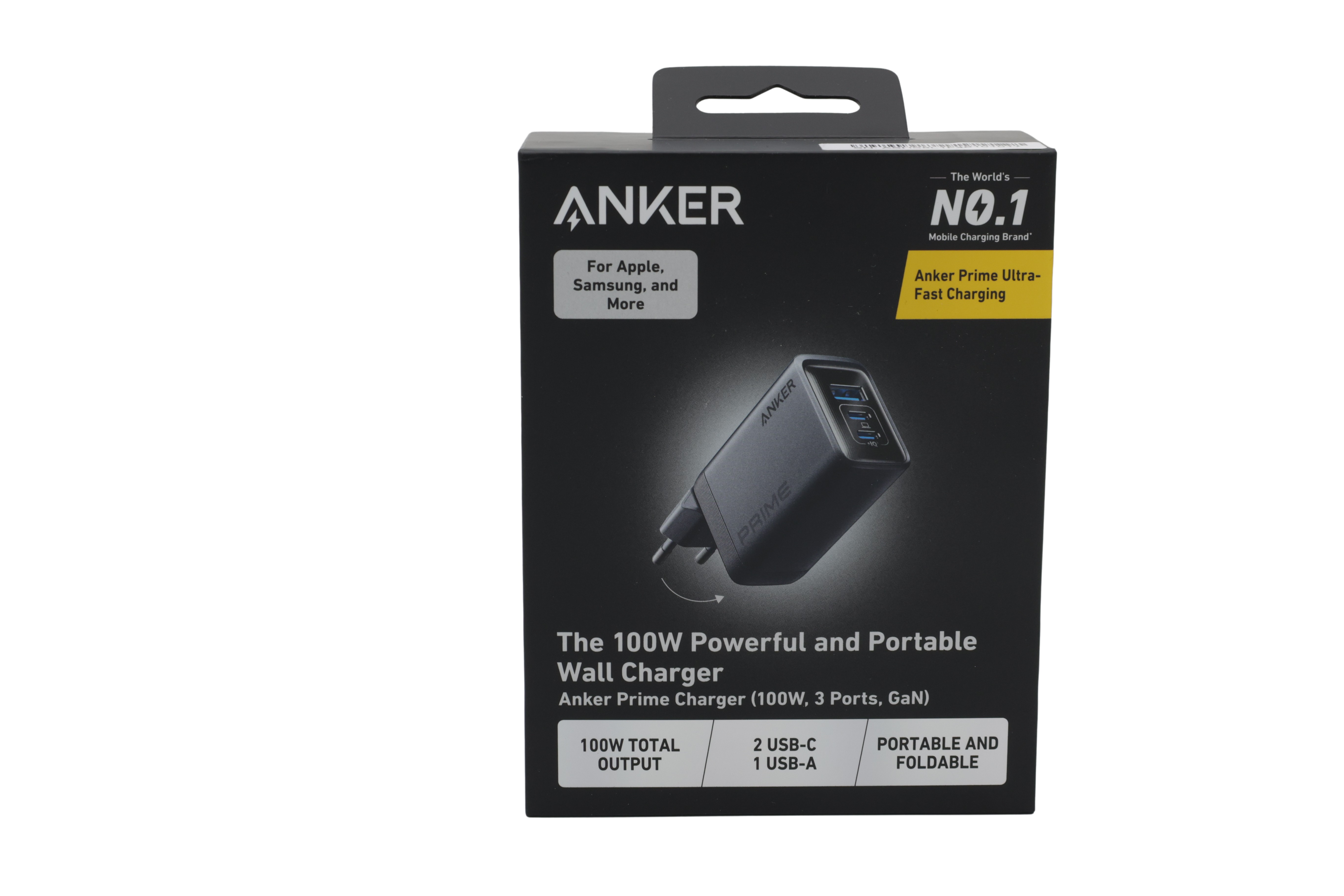 Lādētājs Anker Prime 100W 2x USB-C