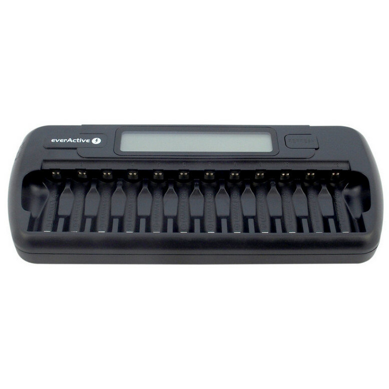 EverActive NC-800 12-vietīgs Ni-MH akumulatoru lādētājs